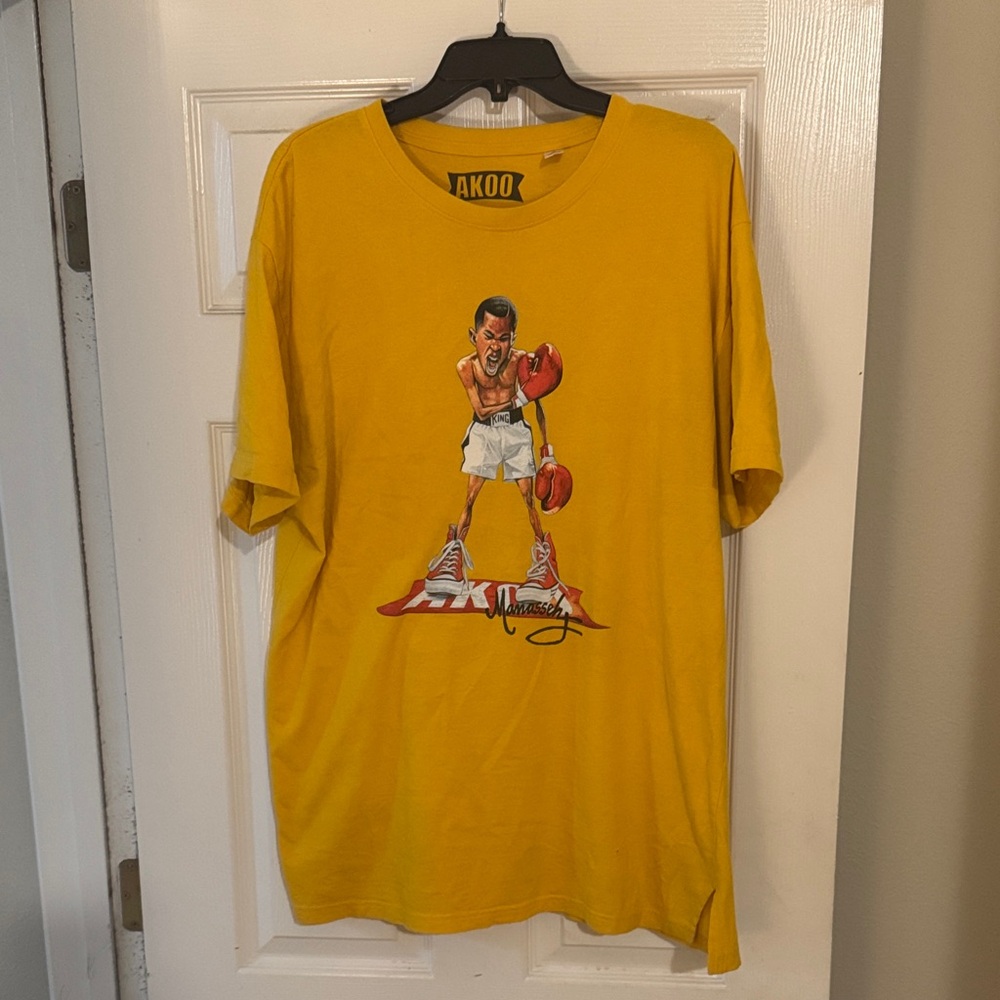 Akoo Mustard Graphic Tee